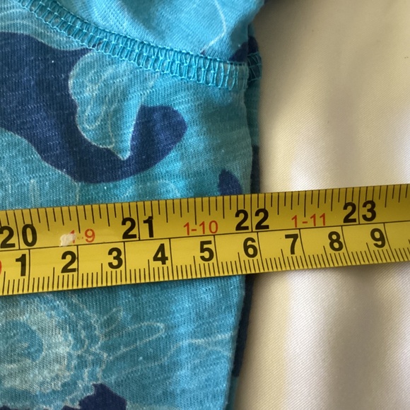 Ladies TERRY XL CYCLING JERSEY BLUE FLORAL 1/2 ZIP POCKETS - Picture 4 of 6